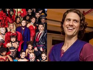 aaron tveit and the cast of moulin rouge random cute moments