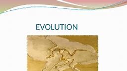 EVOLUTION.pdf - Zoology - Notes - Teachmint