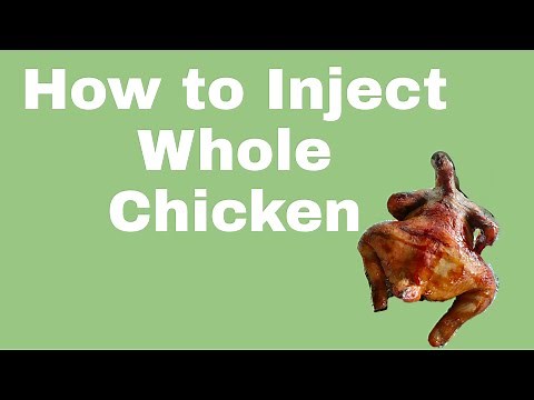 How to Inject Whole Chicken | Henry's Chicken Marinade