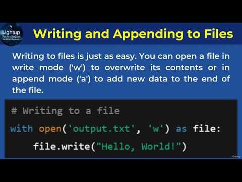 12 Python Modules, Packages & File Handling Read, Write, Delete Files Explained