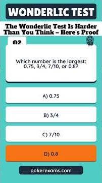 The Wonderlic Test Is Harder Than You Think – Here’s Proof