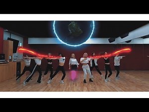TWICE "Fancy" Dance Practice (Glow Scribble Animation)