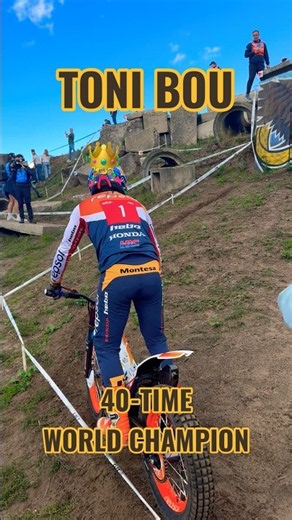 👑Toni Bou has become the new 40-time world champion🤩 (2007-2026) #trialgp #tonibou #worldchampion