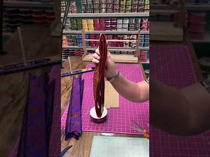 Step 3 - Cutting and preparing your ribbons to add to your wreath!