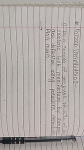 * Poisson Distribution:-1] In a sample of 100 bulbs if 5% of ... | Filo