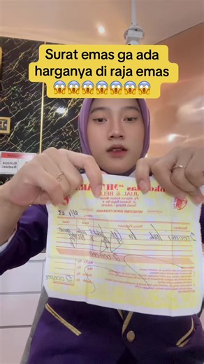 Surat emas di raja emas malah dirobek gak kepake sama sekali‼️