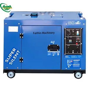 [Hot Item] 8kw Silent Portable Diesel Generator Factory Direct 100% Alternator 220V/380V Rated Voltage Diesel Generator