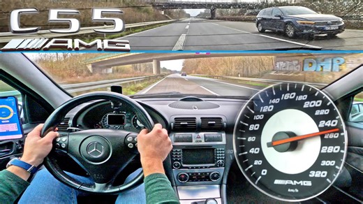 C55 AMG W203 – Divertimento V8 Old School! | Recensione POV Autobahn