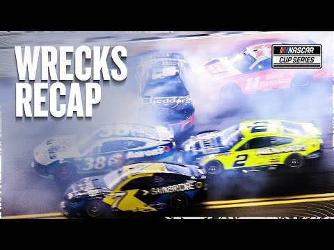 Every Crash and Crazy Moment from Daytona | 2025 NASCAR Cup Series