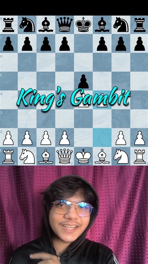 Everyone Knows Queen's Gambit , But This is King's Gambit Trap #chess #chesstactics #chessopenings