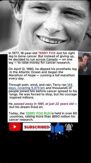 How Terry Fox Took On The Marathon Of Hope
