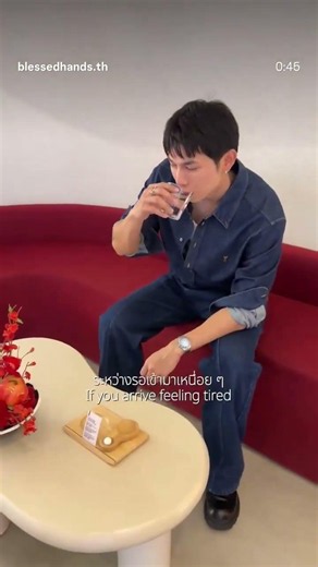 Cute Boss MewSuppasit 💙✨ #mewsuppasit #alwaysmew #mewlions #blessedhands #love #boss #shorts#massage