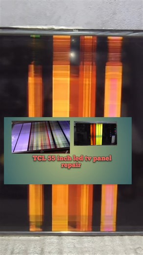 #Tcl 55 inch led tv #panel repair