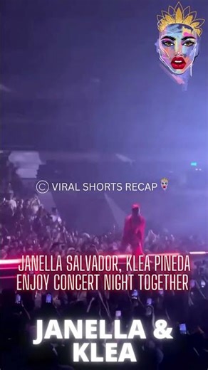 Janella Salvador, Klea Pineda enjoy concert night together