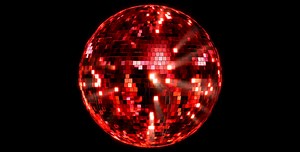 Red Disco Ball