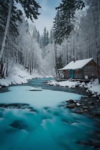So peaceful and beautiful! 😍 | Log Homes