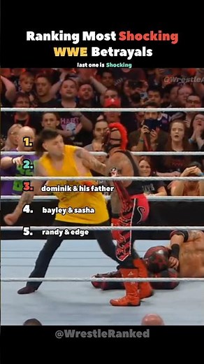 Ranking Most Shocking WWE Betrayals