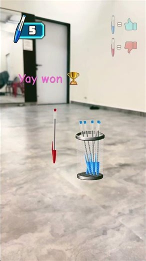 Only 1% People Can Score in This Pen Game 😳✏️ #pets #lovemaxlife #doggielife #dogshorts