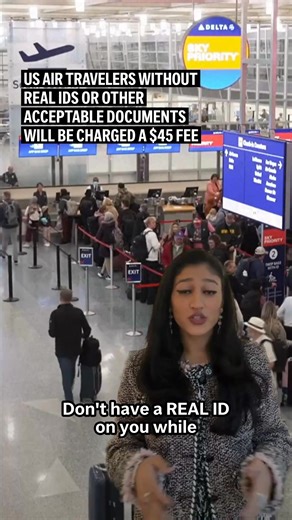 10K views · 87 reactions | Air travelers in the U.S. without a REAL ID or another acceptable document, such as a passport, will be charged a $45 fee beginning in February. Here's what to know. | AP | Facebook