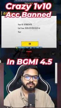 Crazy 1v10 Clutch Account Ban😭 For Camping In BGMI