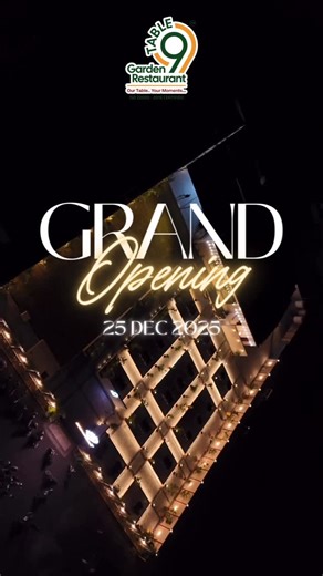 Table 9 on Instagram: "With joy and gratitude, we welcome you to TABLE 9 – Grand Inauguration 🌸 A place to dine, celebrate and create memories together 🍽️✨ Follow : @table9_csn _____ #Table9Restaurant #GrandInauguration #FamilyDining #HospitalityWithHeart #HotelDining #grandopening🔥 #table9 [ Family restaurant opening, hospitality dining, hotel restaurant launch ]"