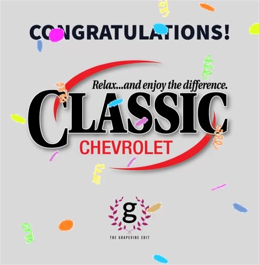Classic Chevrolet is the No. 1 Chevy Dealer in the word for the second consecutive year!   | The Grapevine Edit | Facebook