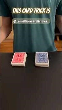 This Card Trick Is INCREDIBLE!!! Perfect Match Performance #magic #tricks #performance
