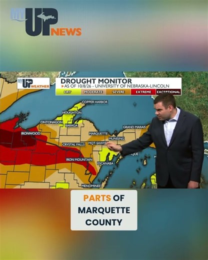Michigan's Upper Peninsula Sees Summer Temperatures & Drought #shorts