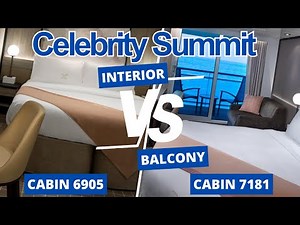 Celebrity Summit Room Tour-Cabin 6905 and Cabin 7181