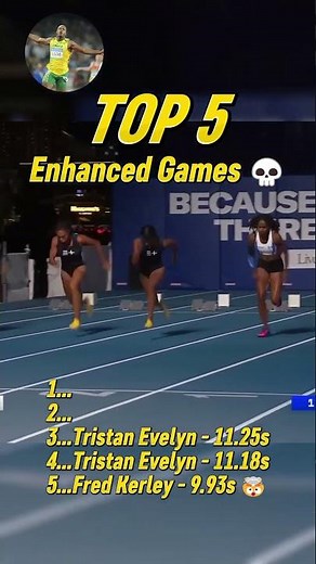 Top 5 Fastest Enhanced Games Moments in Sprinting History!