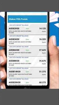 The Cheapest Monthly Internet Package on AXIS! Generous Data, Super Low Prices! 😍