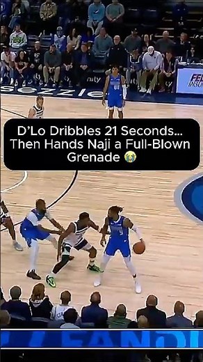 😬D’Lo’s Clock-Killing Dribble Marathon Goes Horribly Wrong | Mavs vs Wolves