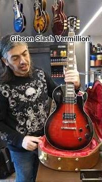 Gibson Les Paul Slash Vermillion Burst Limited 2021 #gibson #gibsonlespaulslash #gibsonlespaul
