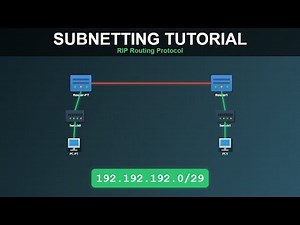 Subnetting Tutorial || Cisco Packet Tracer || RIP Configuration (192.192.192.0/26)