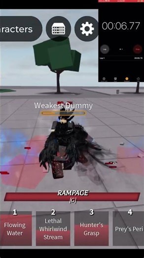fast combo done on 125 ping #roblox #combo