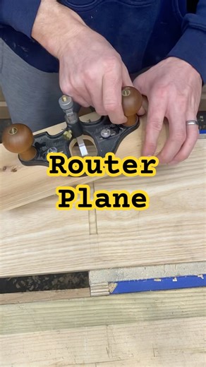 No power router no problem #diywoodworking #handtools #router