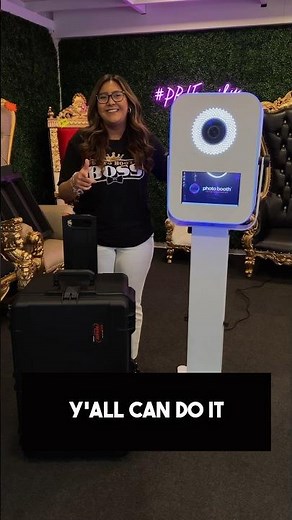 This is the EASIEST Photo Booth set up! 📸🔥