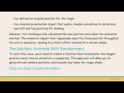 How to Create Shaking Randomly Images in Appcelerator Titanium