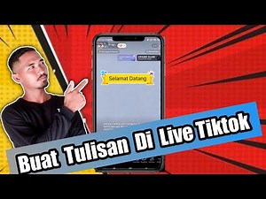 Tutorial on How to Write on TikTok Live