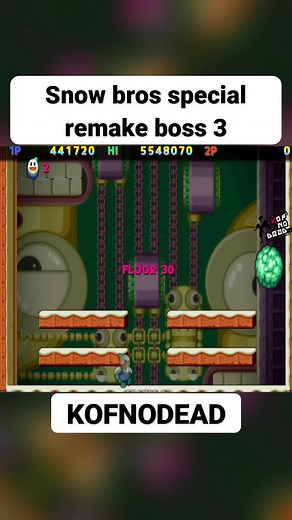 18K views · 137 reactions | Snow bros special remake boss 3 #snowbrosboss #snowbrosremake #snowbrosspecial #kofnodead #reels #retrogaming #game #retrogames #arcade #snowbros | KOFNODEAD | Facebook