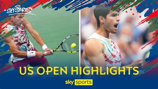 Carlos Alcaraz vs Matteo Arnaldi | US Open highlights