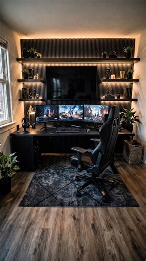 This PC Gaming Room Is INSANE! 🔥 Triple Monitor + LED Setup Review