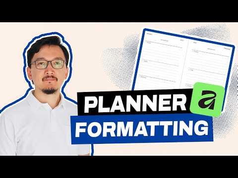 Planner Formatting in Affinity for Amazon KDP