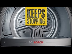✨ Bosch Condensation Dryer Keeps Stopping - Easy DIY FIX ✨