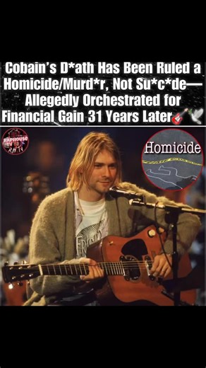 KURT COBAIN’S DEATH… STILL HAUNTING THE WORLD 31 YEARS LATER. 🎸🕊️ For Decades, The Official Ruling Was Suicide. Case Closed. File Sealed. Story Finished. 📂 But Now… People Are Questioning Everything. 👀 New Claims Are Circulating Saying It May Have Been Something Else Entirely. Financial Motives. Hidden Agendas. Questions That Never Fully Went Away. 💰 Truth Or Theory… One Thing Is Certain: The World Never Stopped Asking Why. ⏳ Legends Don’t Just Die. They Leave Mysteries Behind. 🕯️ #KurtCob