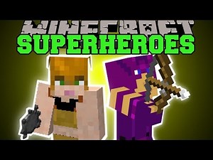 Minecraft: THE ULTIMATE BOW & MACE (SUPERHEROES HAWKEYE, & HAWKGIRL!) Mod Showcase