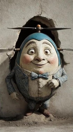 Funny Humpty Dumpty Transformations! Helicopter, Robot & Rocket Egg | Kids Animation Short #viral