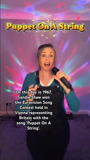 Puppet On A String Sandie shaw Eurovision #sarahleeentertainer #eurovision #60smusic