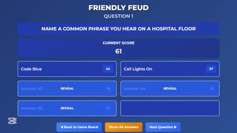 Nurse Friendly Feud Game: Hospital Staff Party, Team Building (canva or Print) - Etsy