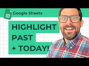 How to Highlight Any Date Before Today Including Today